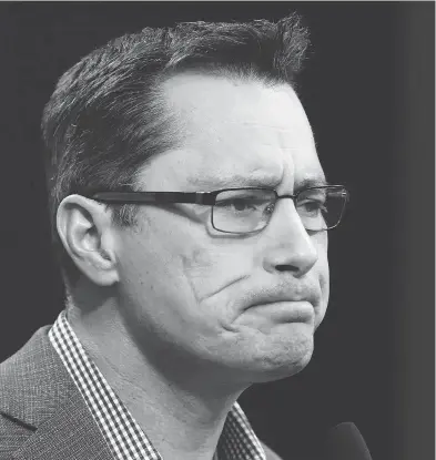  ?? FRED CHARTRAND / THE CANADIAN PRESS ?? “There’s a lot of things you deal with during the year,” Senators coach Guy Boucher said. “When they’re a team thing, you deal with them as a team and when they’re personal things, you deal with them on a personal basis.”