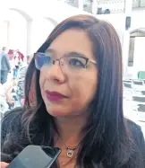  ?? /ARCHIVO: EL SOL DE TLAXCALA ?? Leticia Martínez
Cerón, diputada local