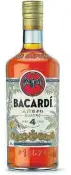  ??  ?? Bacardi Cuatro has a clear age statement. It will be released in Ontario this summer.