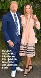  ??  ?? ROLLENWECH­SEL Lilly Becker führt jetzt die Geschäfte von Ehemann Boris
