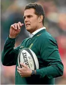  ??  ?? Sonny Bill Williams, left, and Springbok coach Rassie Erasmus have been in the news ahead of the second test, for differing reasons.