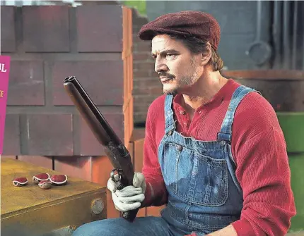  ?? PROVIDED BY KYLE DUBIEL/NBC ?? Pedro Pascal is Mario in one of the best “SNL” sketches this season.