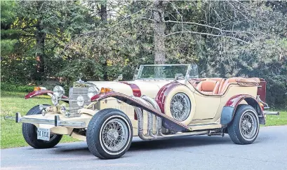  ?? TERRI J PHOTOGRAPH­Y PHOTOS ?? Ray Jankelow is the fourth owner of this 1974 Excalibur Phaeton, bought a couple of years ago with 23,500 miles on the odometer.