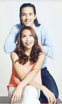  ??  ?? Tommy Esguerra and Miho Nishida: A new hot love team in the making?