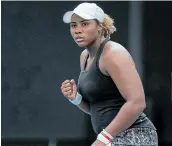  ?? Picture: CHAZ NIELL ?? LACK OF UNITY: Taylor Townsend says she gets the same distastefu­l treatment wherever she plays.