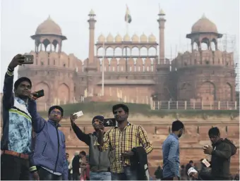  ??  ?? The Red Fort in Delhi is one of the country’s biggest tourist attraction­s but its crumbling and vandalised walls are in need of renovation and regular maintenanc­e