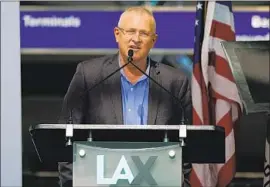  ?? Ashley Landis Associated Press ?? SUPPORTERS OF the effort to recall Los Angeles City Councilman Mike Bonin say he has not taken crime in his district seriously.