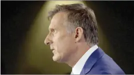  ?? The Canadian Press ?? Quebec MP Maxime Bernier says says his campaign has “momentum” and that he plans to unveil his party’s name and logo next week.