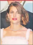  ??  ?? Carlota Casiraghi, hija de Carolina de Mónaco.