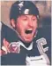  ??  ?? Wayne Gretzky buried the Game 6 winner in OT — after getting away with a high stick — then put the Leafs away with a hat trick in Game 7.