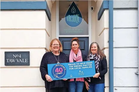  ?? ?? »Barnstaple-based clinic VitaliQi will be opening its doors on Saturday hosting a charity clinic day raising money for North Devon
Hospice
