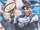  ?? Foto: Imago Images / MB Media / Sebastian Frej ?? Serena Williams sagte nach ihrem Comeback: „Ich liebe Tennis.“