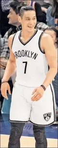  ?? Anthony J. Causi ?? CHEMISTRY WIZ: Jeremy Lin is meshing well with Nets center Brook Lopez after injuries hampered the guard all season.