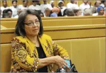  ?? Picture: Cindy Waxa/African News Agency (ANA) ?? DAY IN COURT: Mayor Patricia de Lille in the Western Cape High Court yesterday.