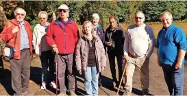  ?? ?? ●●HMR Circle members have been walking along the length of the Rochdale Canal and (right) enjoyed a day out to Blackpool