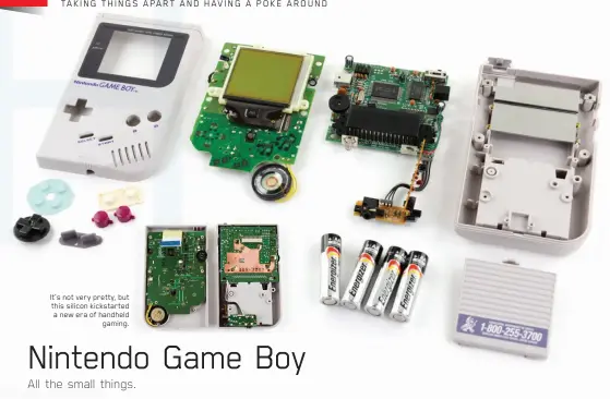  ??  ?? It’s not very pretty, but this silicon kickstarte­d a new era of handheld gaming.