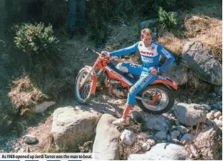  ??  ?? As 1988 opened up Jordi Tarres was the man to beat.