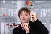  ??  ?? Lewis Capaldi won Best New Artist and Best Song