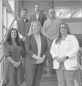  ?? GNTC ?? Dr. Heidi Popham, GNTC president (front row, center), welcomes new GNTC Board of Directors members (clockwise from bottom left) Megan Talley, Josh Ingle, Tyler Kendall, Jeff Petrea and Jessica “Missy” Puckett.