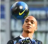  ??  ?? Footballer Joao Mario