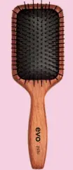  ??  ?? We love evo’s Pete the Paddle Brush to use on both wet and dry hair $45 evo.com @evohair
