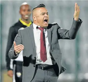  ?? Picture: GALLO IMAGES ?? IN WITH A SHOUT: Craig Rosslee will be sweating in the dugout as Moroka Swallows fight to secure their place in the Premier League against Bloemfonte­in Celtic today