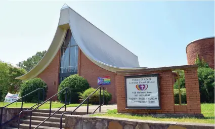  ?? The Sentinel-Record/File photo ?? ■ The city has agreed to buy Prince of Peace Lutheran Church, 109 Hobson Ave., and convert it into a community resource center.