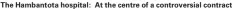  ?? ?? The Hambantota hospital: At the centre of a controvers­ial contract