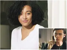  ??  ?? Though Maddy ( Amandla Stenberg) can’t leave home, that doesn’t deter smitten Olly ( Nick Robinson) in “Everything, Everything.”| WARNER BROS.