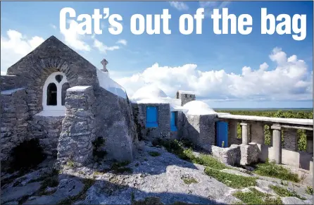  ??  ?? A hermitage built in 1939 by English priest and architect Monsignor John Hawes sits atop Como Hill, the highest point in the Bahamas at 206 feet above sea level.