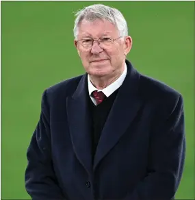  ?? ?? Sir Alex Ferguson says: ‘When you get an opportunit­y, don’t be afraid of it’