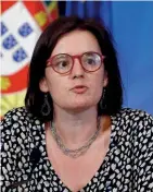  ??  ?? Mariana Vieira da Silva falou ao país depois do Conselho de Ministros