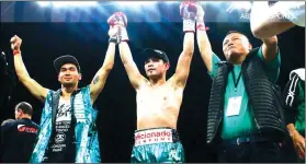  ??  ?? Nonito Donaire Jr. is once again a world champion.