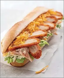  ?? ?? POPULAR: Chicken fillet roll is lunchtime favourite here