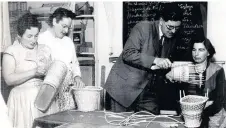  ??  ?? Basket Making at Folk House 1950s