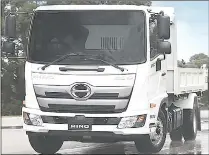  ??  ?? Hino has expanded the tipper range.