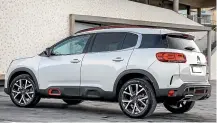  ??  ?? The Citroen C5 Aircross shares a platform and technology with Peugeot 3008. But this is the fun one.