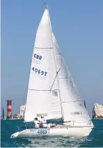  ??  ?? LEFT Jeanneau Fun 23 is a sporty design with a swing ballast keel