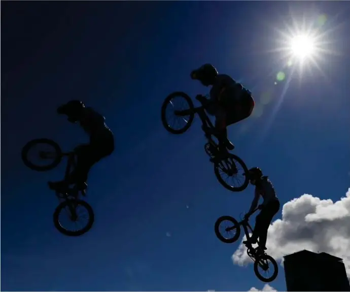  ?? ?? FILE PHOTO: 2018 European Championsh­ips - BMX Motos Men Heats. Image: Reuters