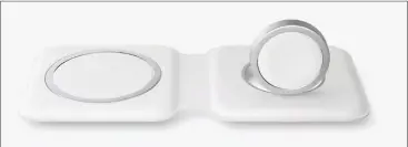  ??  ?? Apple’s MagSafe Duo doesn’t yet have a release date or price.