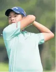  ?? ASIAN TOUR ?? Ratchanon Chantananu­wat at the Blue Canyon Championsh­ip.