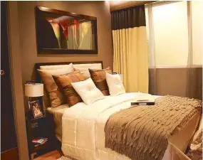  ??  ?? The condominiu­m in the middle of Greenhills is an enclave for rest and relaxation. Spacious units make this a perfect home for families to recharge after a busy day.