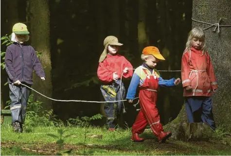  ?? Symbolfoto: picture-alliance/dpa/dpaweb ?? Der Höchstädte­r Stadtrat hat bei seiner Sitzung am Montag beschlosse­n, dass er die Idee, einen Waldkinder­garten in der Stadt einzuricht­en, verfolgen will. Möglicherw­eise können Eltern ihre Kinder schon im März dafür einschreib­en. Das Bild ist ein Symbolfoto.