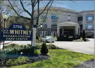  ?? ?? Whitney Rehabilita­tion Care Center specialize­s in shortterm rehabilita­tion and offers long-term care options. It is located on Whitney Avenue in Hamden.