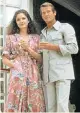  ??  ?? Suave safari: Roger Moore with co-star Lois Chiles