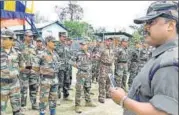  ?? HT MINT FILE ?? File photo of an ULFA cadre in 2011.