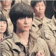  ??  ?? Haruma Miura in the 2015 film
Attack On Titan.