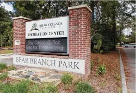  ?? Houston Chronicle ?? The Woodlands Township plans to renovate Bear Branch Park. Plans include a renovated pool clubhouse and parking lot expansion.