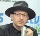  ?? DIMITRIOS KAMBOURIS/GETTY IMAGES ?? Chester Bennington, a Valley native, fronted Linkin Park and Stone Temple Pilots.