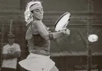  ?? UT Athletics ?? UT tennis player Anna Turati, who is from Italy, will return for another year after losing this season to the COVID-19 pandemic.